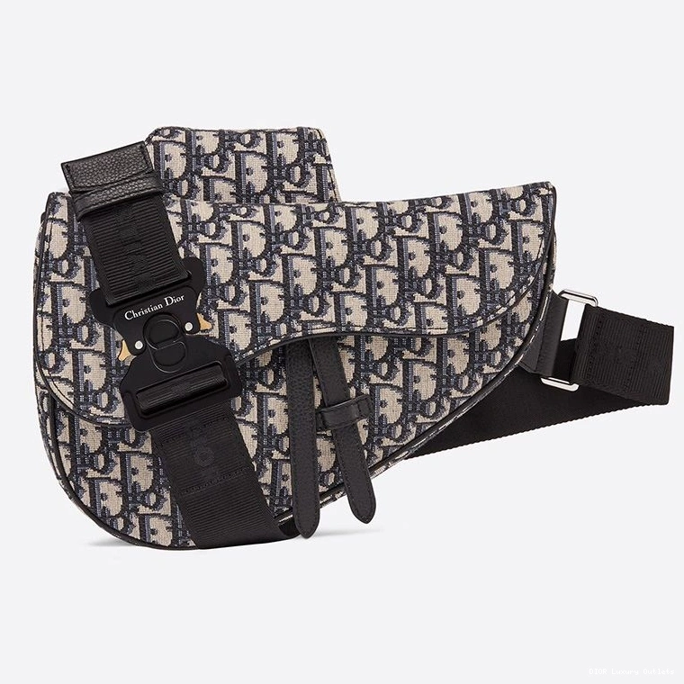 Cheap Motif Blue Dior Saddle Oblique Crossbody Canvas 0719 Luxury